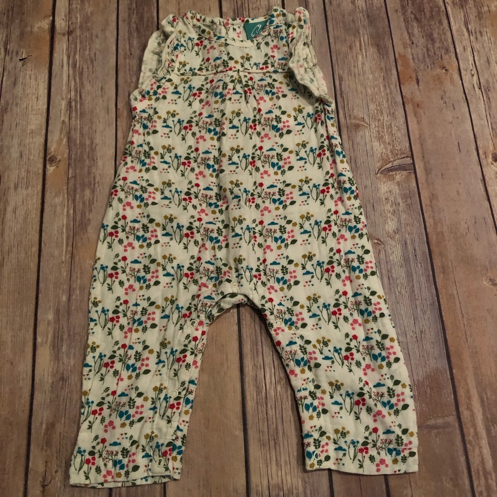 Little green radicals floral romper